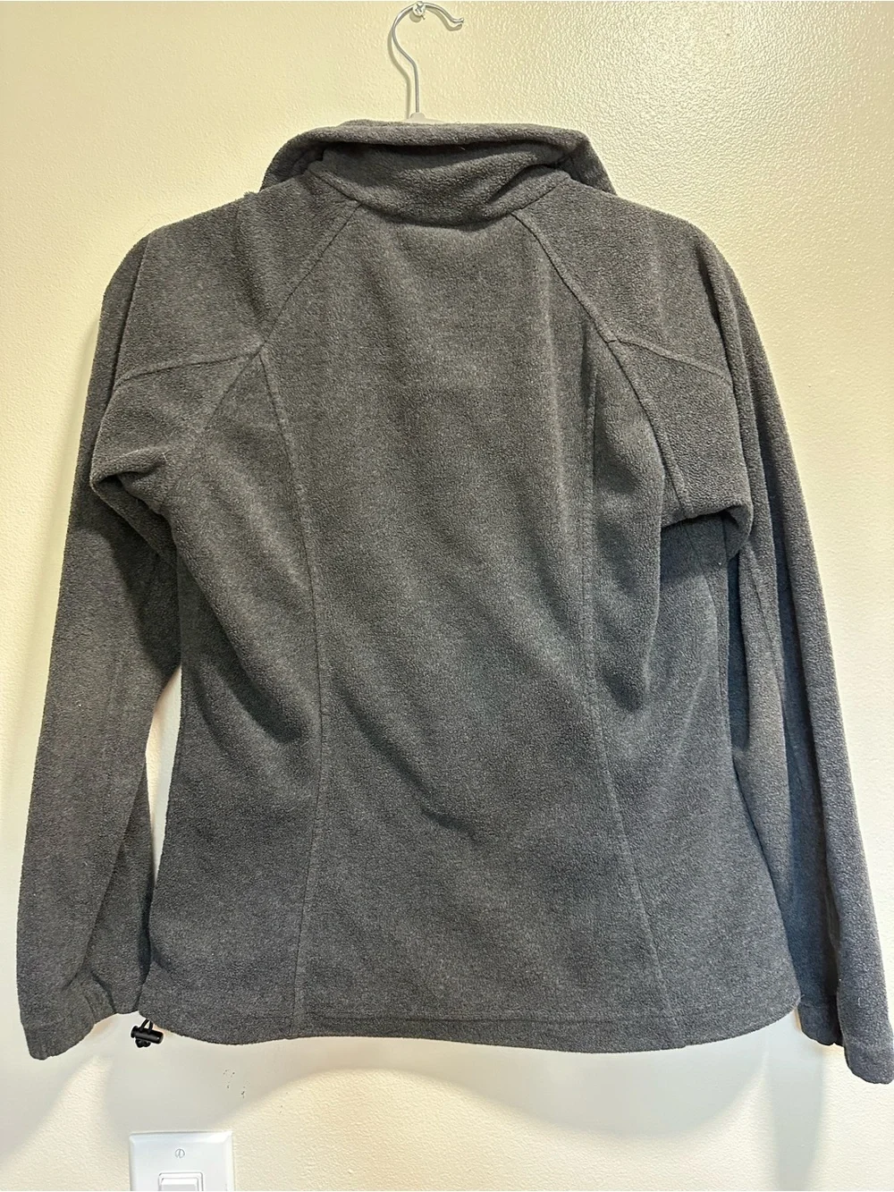 Columbia Women's Charcoal Full Zip Teddy Fleece Jacket